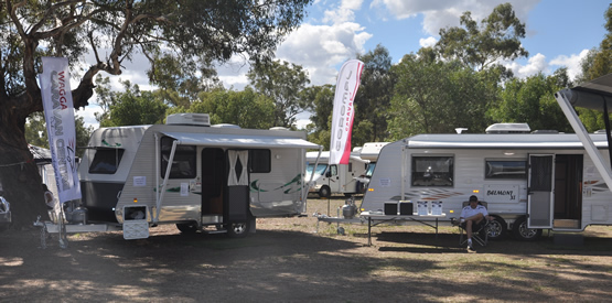 Wagga Caravan Centre display